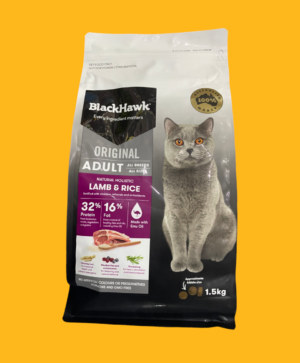 BlackHawk Cat Food Original Adult Lamp Rice 1.5Kg Hobbyist Hulhumale