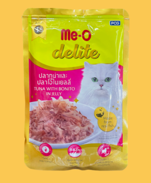 Me-O wet cat food is a complete and wholesome meal for adult cats of all breeds. Key Features: Made from high-quality ingredients including real fish; Promotes