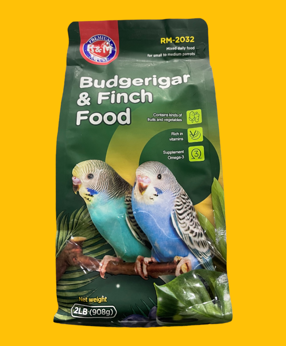 R&M Budgerigar & Finch Food for Bird - Brand : R &M - Suitable for Budgerigar & Finch Bird Food - 100% natural