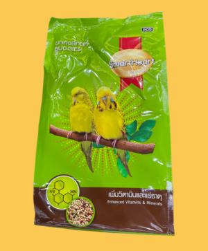 Smart heart offers a complete diet to support all essential health needs of budgies and other related species. Balanced proportions of protein, fat