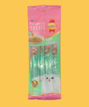 These treats keep their breath fresh. Healthier skin are upkept with the collagen in the treats. With added prebiotic, your cat's digestive system will also improve. Glucosamine and Taurine helps for joint care and providing them with a pair of beautiful eyes respectively.